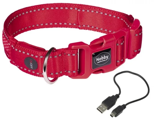 Nobby Flash Mesh LED svíticí obojek vel
