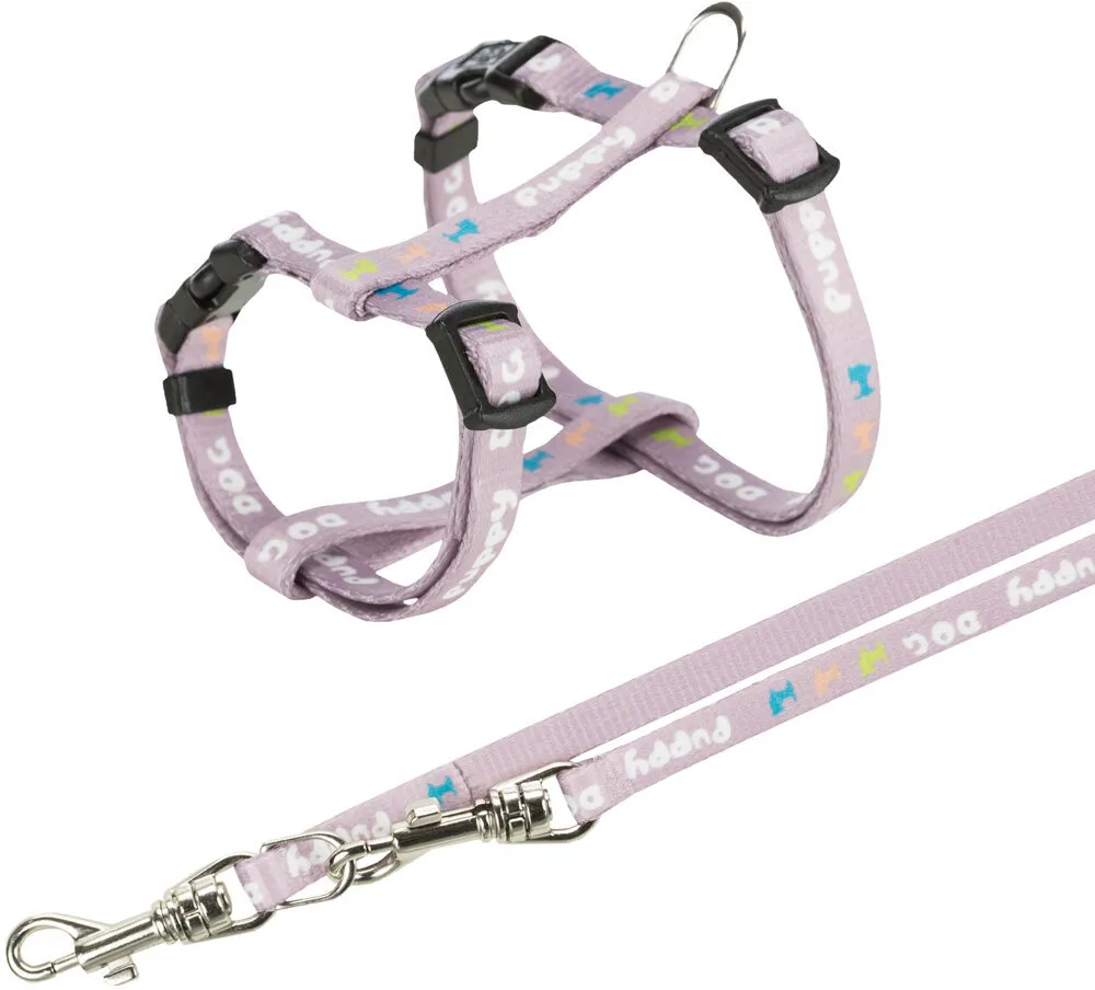 JUNIOR puppy souprava postroj 23-34cm/8mm + vodítko