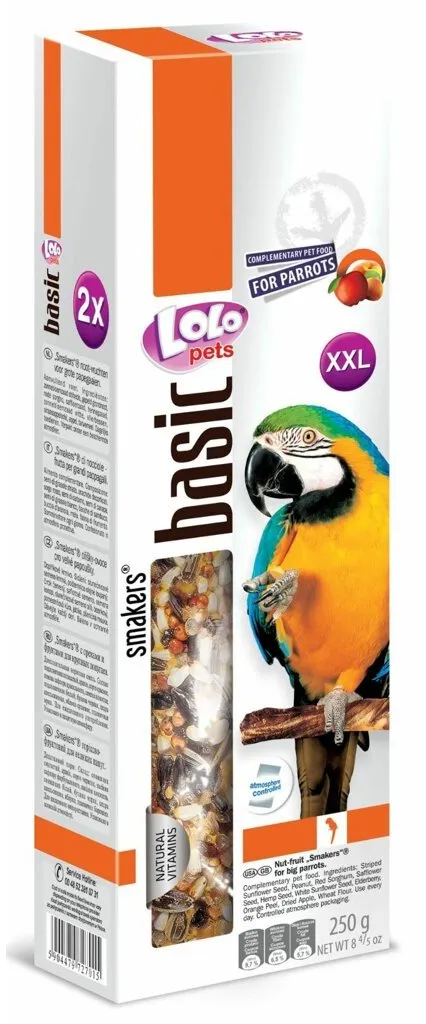 LOLO SMAKERS XXL 2 klasy pro velké papoušky