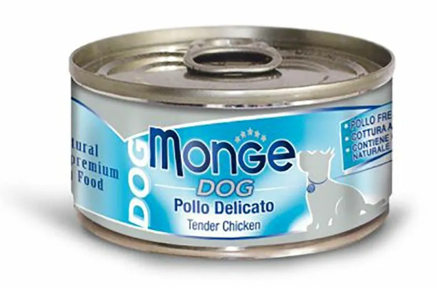 MONGE DOG NATURAL kuřecí maso se sýrem pro psy