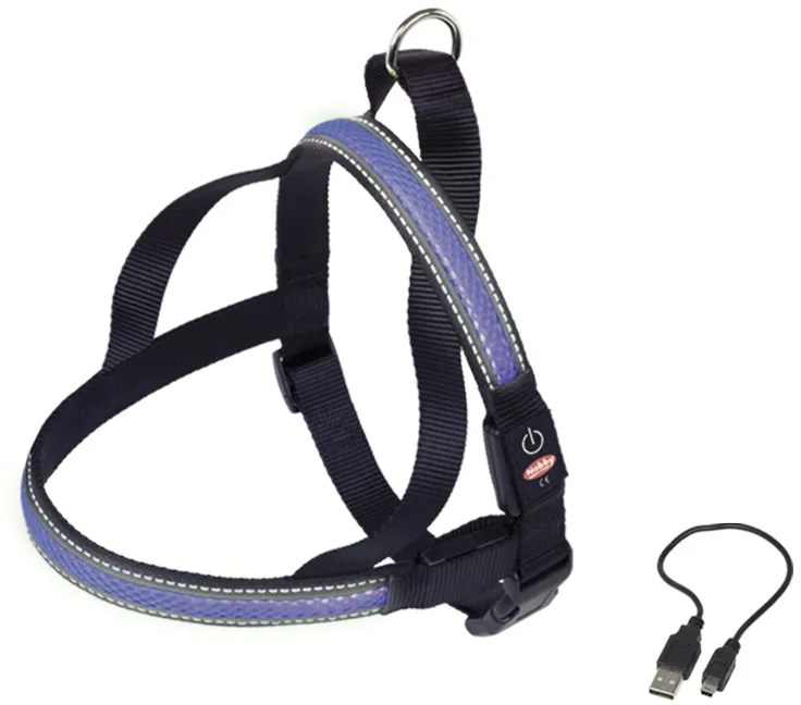 Nobby Flash Mesh svítící postroj vel. L (70-85 cm)