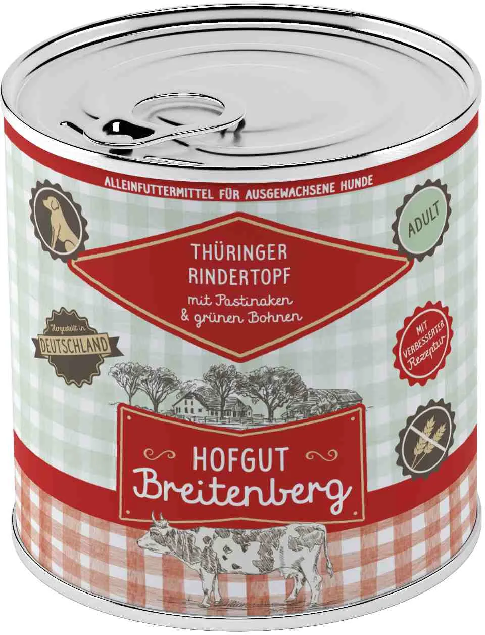 Hofgut Dog Adult konzerva hovězí, zelenina a bylinky