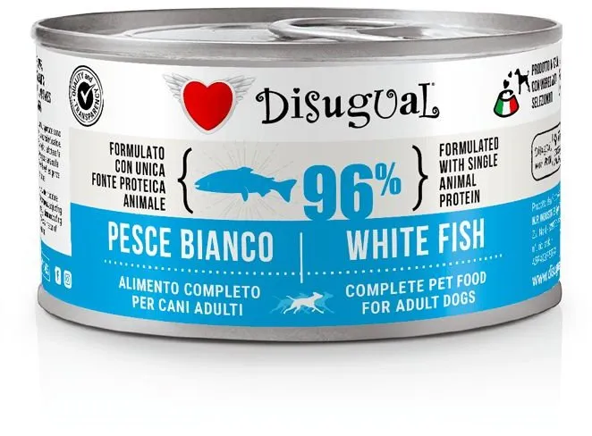 Disugual Dog Single Protein Bílá ryba konzerva