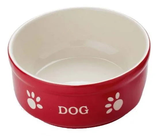 Nobby DOG miska červeno-béžová