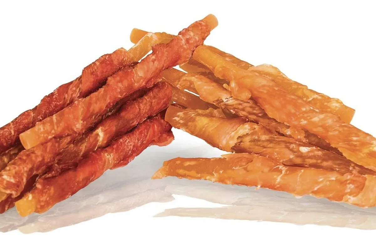 KIDDOG mix mrkvových tyčinek kuřecí + kachní 12 cm 250 g