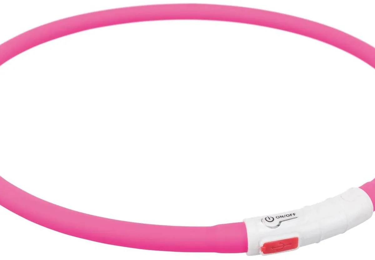 Flash USB svítící obojek XS-XL 70 cm / 10 mm - (RP 2,10 Kč)