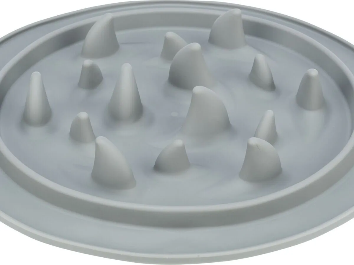 Podložka k pomalému krmení, design žraločí ploutve, ø 24 cm, TPE