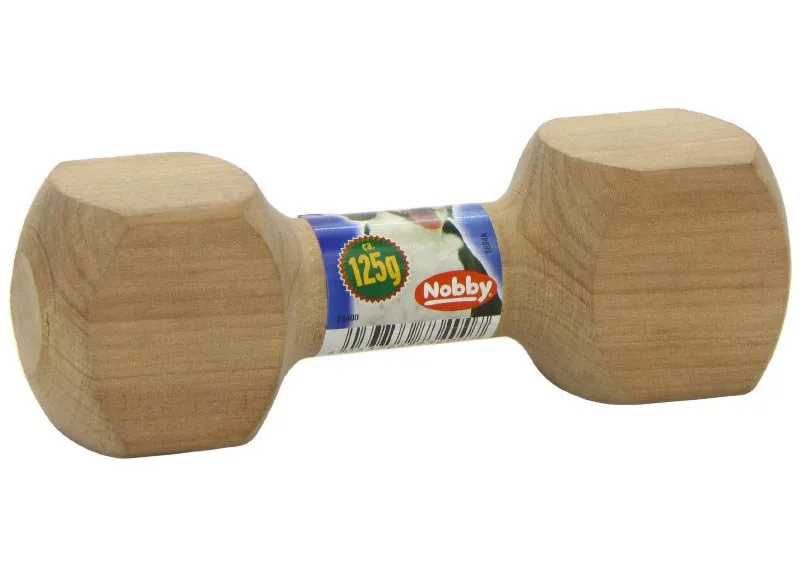 Nobby aportovací činka dřevěná