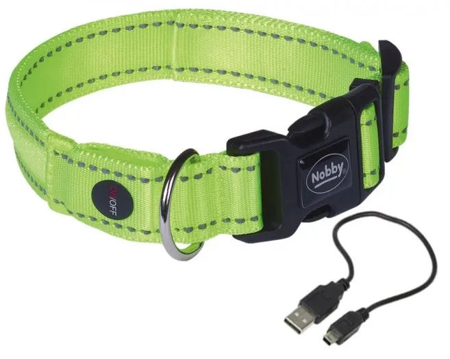 Nobby Flash Mesh LED svíticí obojek vel