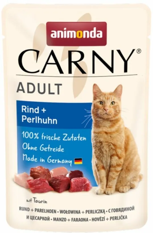 Carny Adult 85 g hovězí, krůta+ráčci, kapsička pro kočky