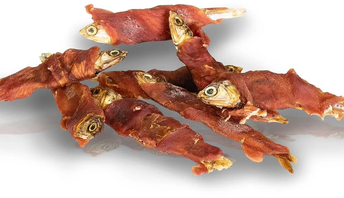 KIDDOG mořské sluneční rybičky obalené kachním masíčkem 250 g