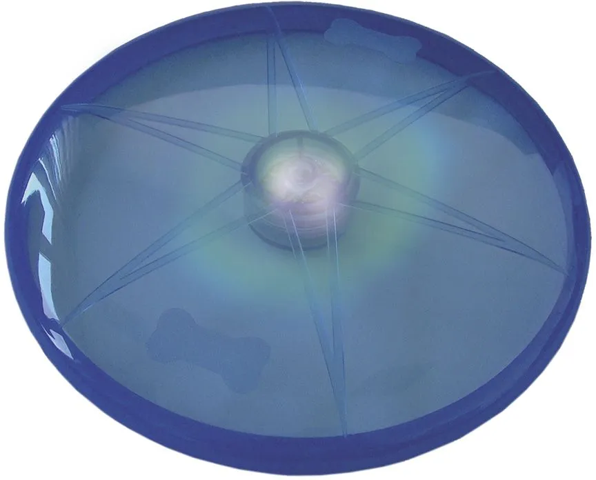Nobby LED blikající frisbee pro psy modré