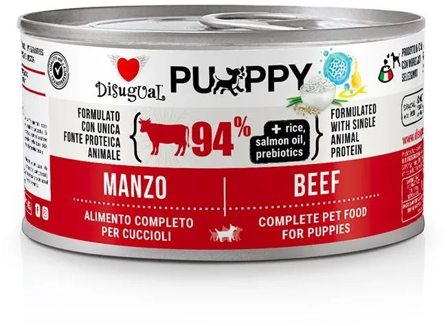Disugual Dog Single Protein Puppy Hovězí konzerva