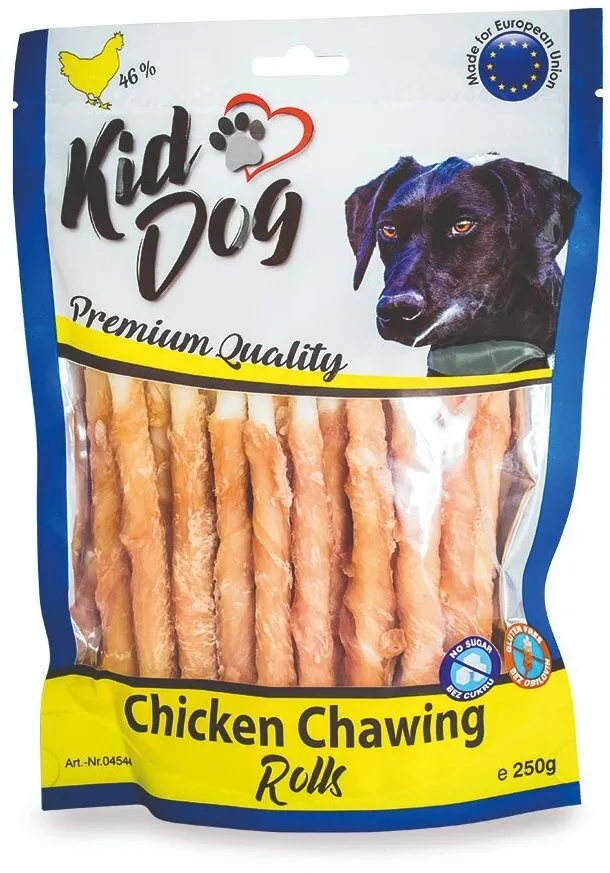 KIDDOG kuřecí masíčko na buvolí tyčince