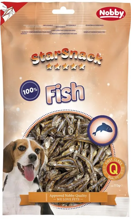 Nobby StarSnack Dog sušené rybičky ančovičky