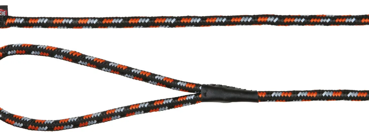 Mountain Rope trekové vodítko 15 m/8 mm černo/oranžové - DOPRODEJ