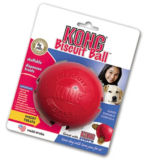 Kong Biscuit Ball Small gumová plnící hračka