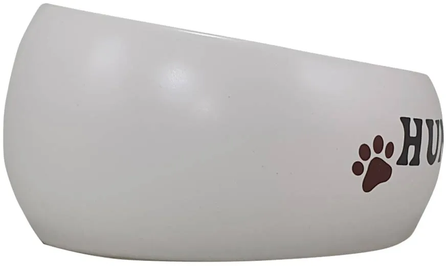 Nobby keramická ergonomická miska Hungry krémová