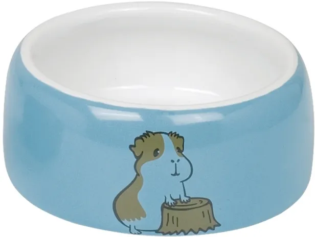 Nobby HAMSTER keramická miska pro hlodavce modro-bílá 8