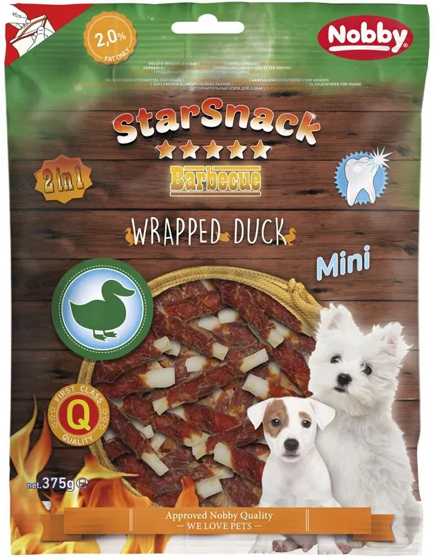 Nobby StarSnack Wrapped Duck MINI pamlsky pro psy