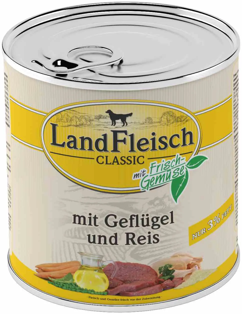 Landfleisch Dog Classic drůbeží s rýží, dietní