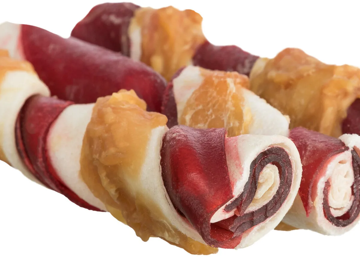 DENTAfun grilované žvýkací tyčinky s kuřecím