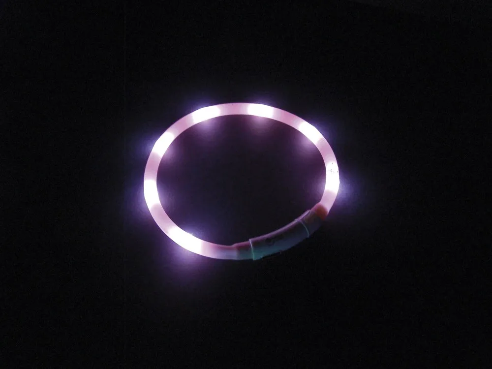 Nobby Led Puppy svítící kroužek silikon