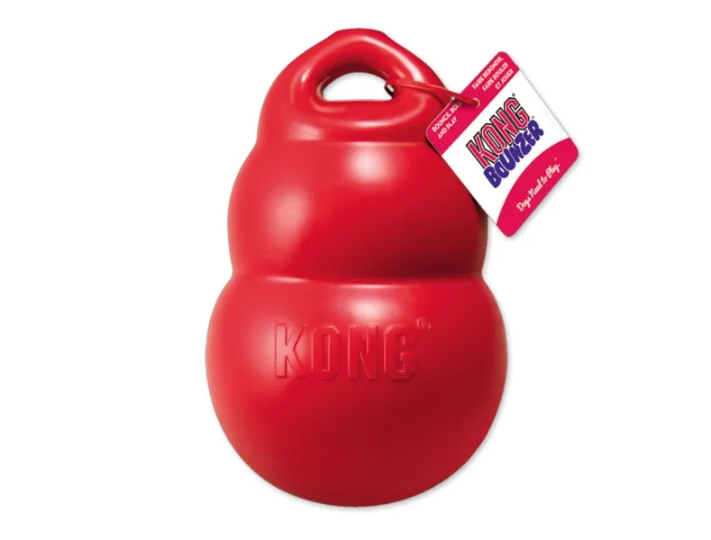 Kong Bounzer Medium gumová interaktivní hračka 15x10cm