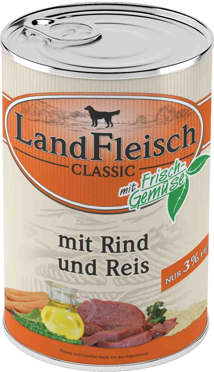 Landfleisch Dog Classic hovězí s rýží, dietní