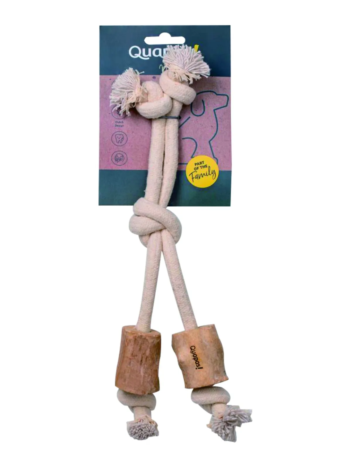 Quapas! Hračka z kávového dřeva Legged 48x13cm