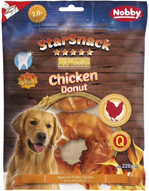 Nobby StarSnack BBQ Chicken Donut pamlsky
