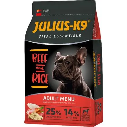 JULIUS K-9 HighPremium 12+2kg ADULT Vital Essentials BEEF&Rice