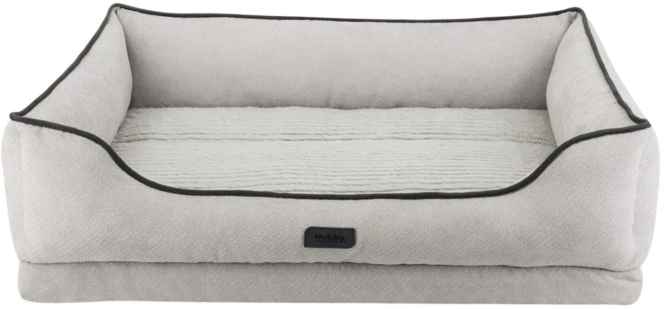 Nobby LAGO ortopedický obdelníkový pelíšek světle šedá