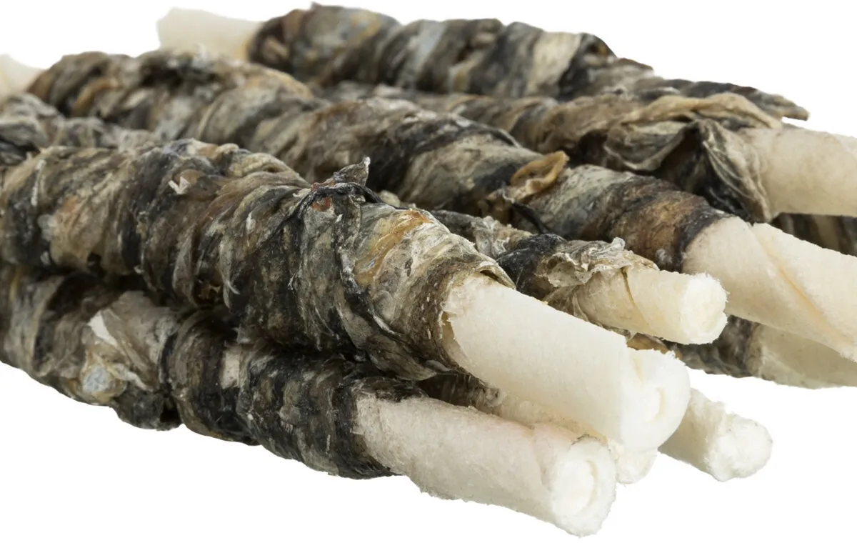 DENTAfun-tyčinka svázaná rybím masem 10ks, 12cm/75g