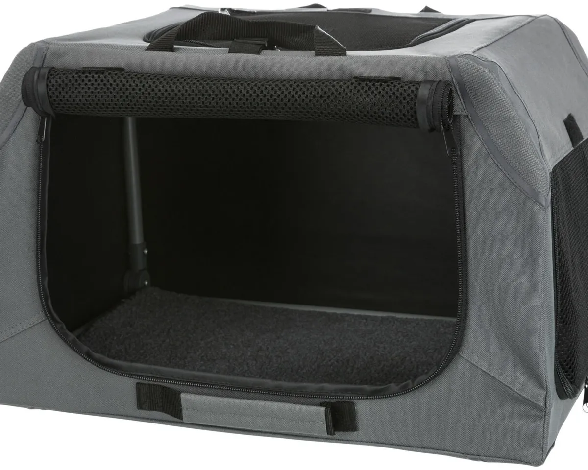 Skládací cestovní box EASY, XS-S: 50 x 33 x 36cm, šedý