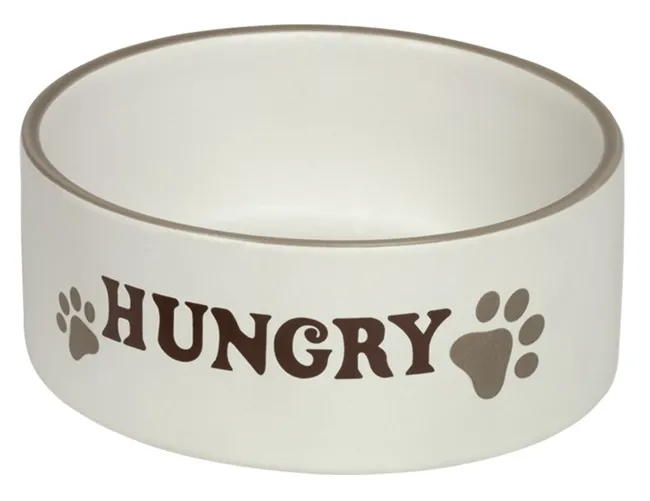 Nobby HUNGRY keramická matná miska krémová