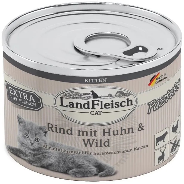 Landfleisch Cat Kitten Pastete hovězí, kuře, zvěřina