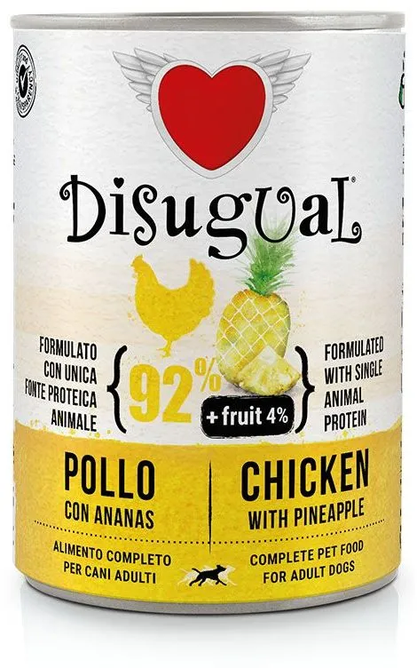Disugual Fruit Dog Single Protein Kuře s ananasem konzerva