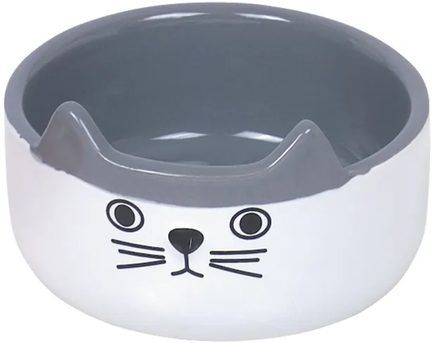 Nobby CAT FACE keramická miska pro kočky 13x4