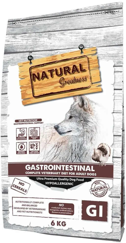 Natural Greatness GASTROINTESTINAL veterinární dieta pro psy