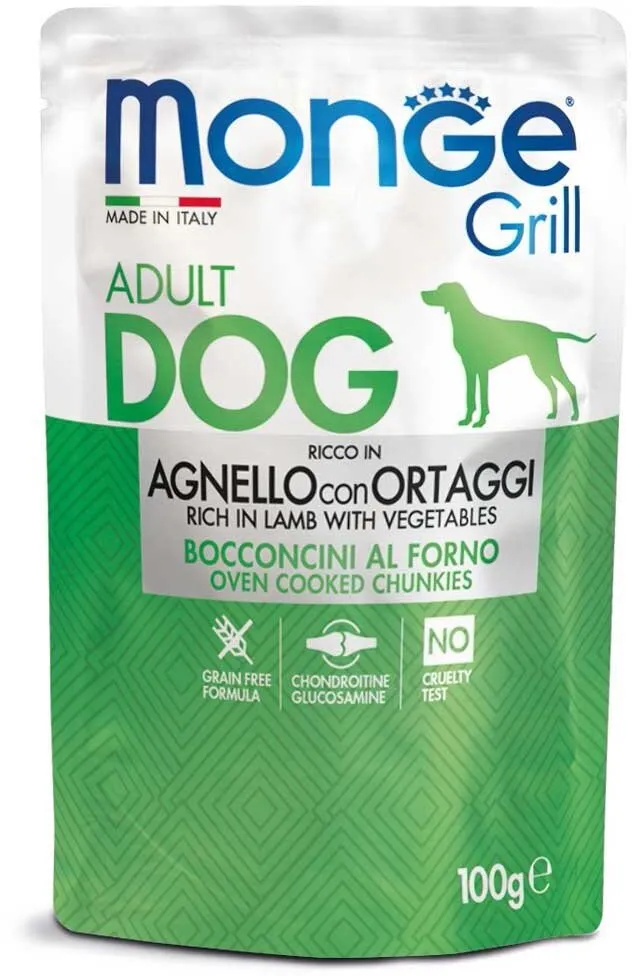 MONGE GRILL kapsička s m masem pro psy
