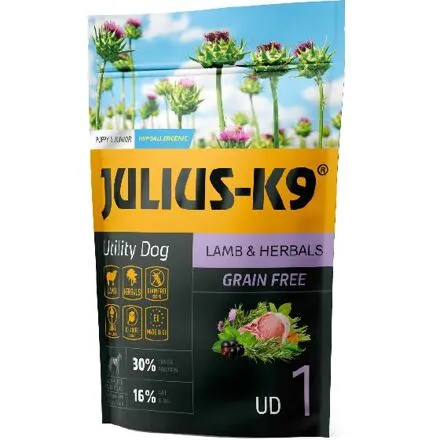 JULIUS K-9 10kg PUPPY&JUNIOR LAMB&HERBALS