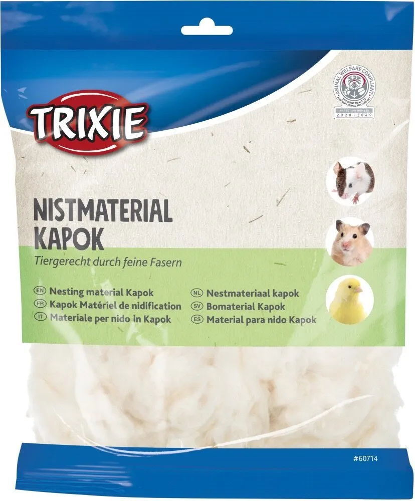 Kapok, materiál k vybudování hnízda - krémová