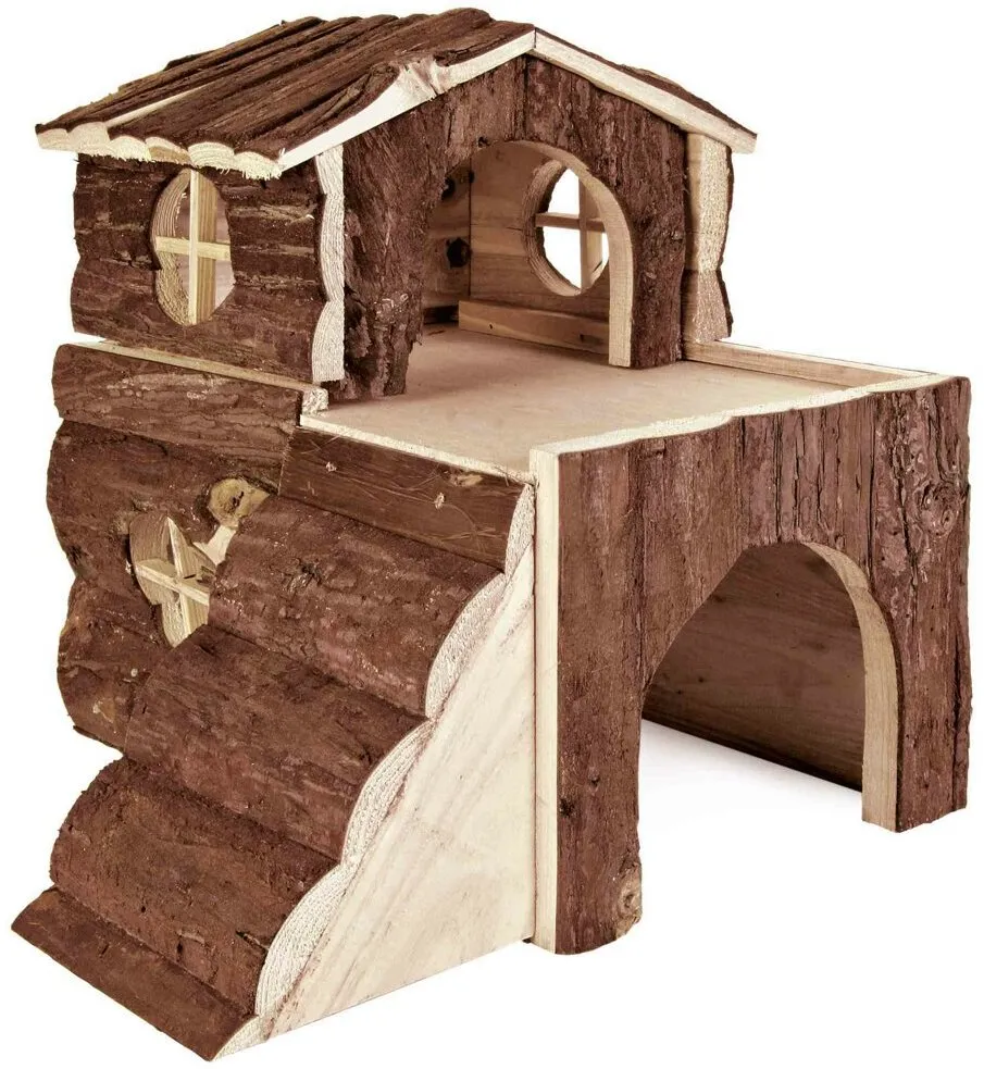 Dřevěný domek BJORK pro křečky, 2 místnosti 31 x 28