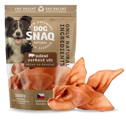 DOG SNAQ vepřové ucho sušené