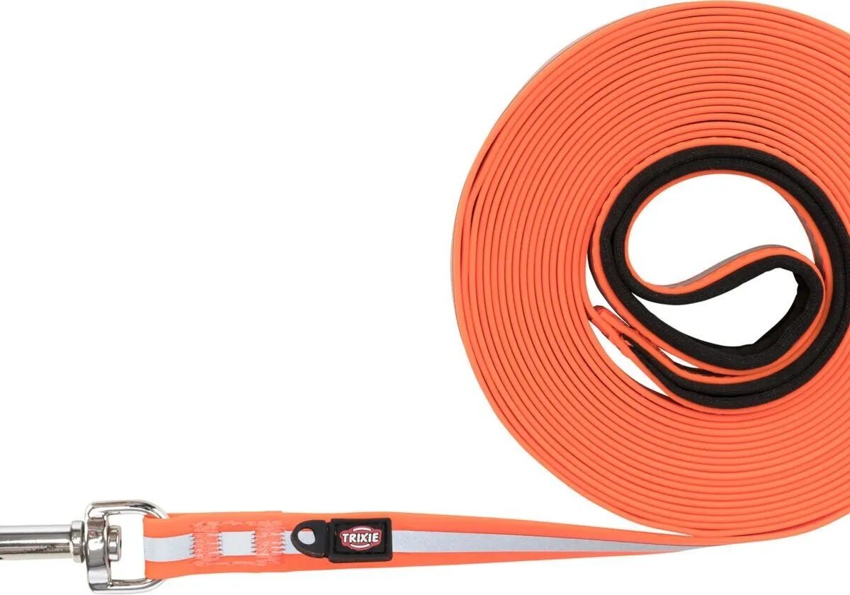 Stopovací reflexní vodítko Easy Life, M-L: 10 m - oranžová