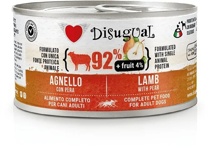 Disugual Fruit Dog Single Protein Jehněčí s hruškou konzerva