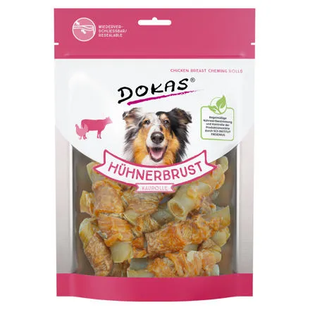 Dokas - Rolky z hovězí kůže obalené kuřecím