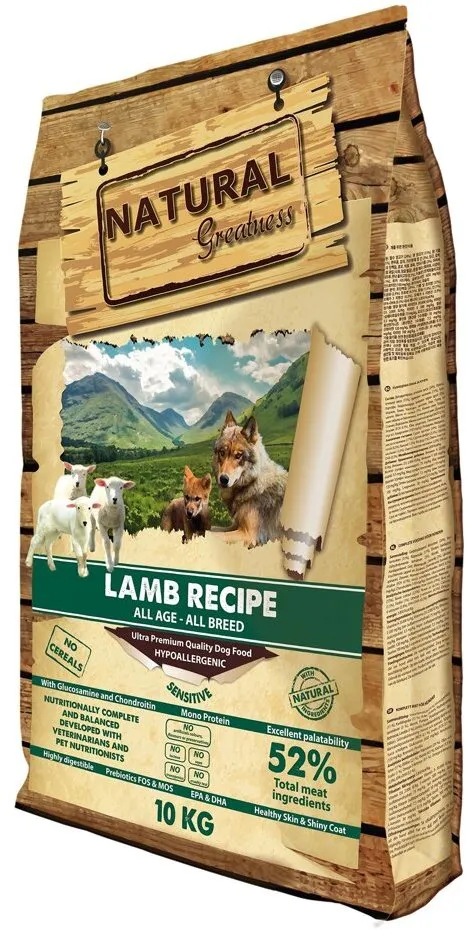 Natural Greatness Lamb Recipe All Breed Sensitiv/jehně