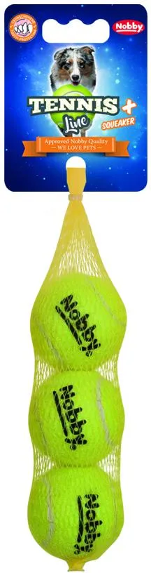 Nobby hračka tenisový míček XS pískátko